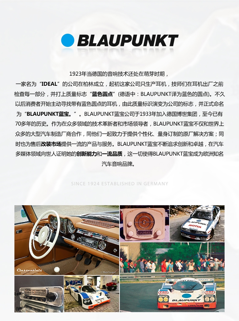 德國(guó)（藍(lán)寶BLAUPUNKT）MPS 1652 CVW大眾專(zhuān)用6寸喇叭